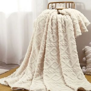 New Embossed Flannel Baby Blanket